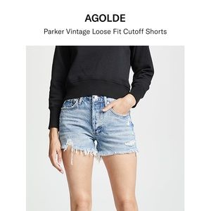 Agolde Parker Vintage Shorts size 25